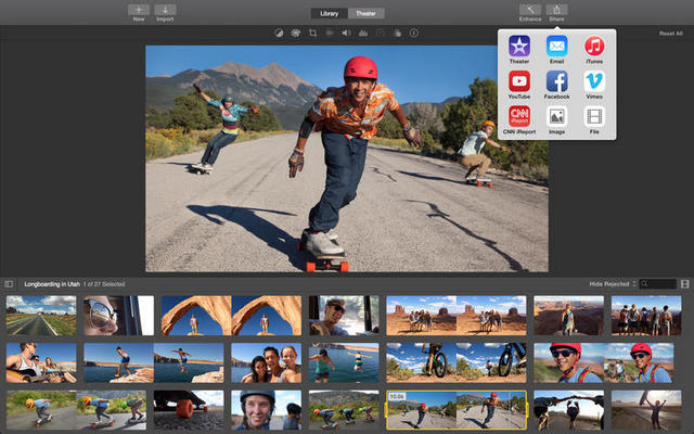 iMovie for Mac 10.0.6 °